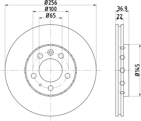 Pagid 50314 - Brake Disc autospares.lv