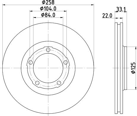 Pagid 50373 - Brake Disc autospares.lv