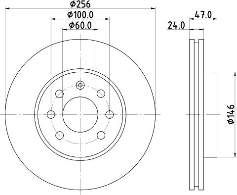 Pagid 50291 - Brake Disc autospares.lv