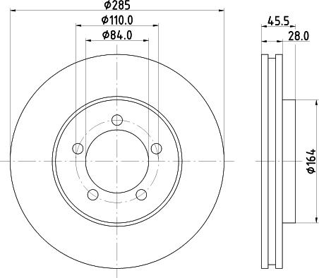 Pagid 50241 - Brake Disc autospares.lv