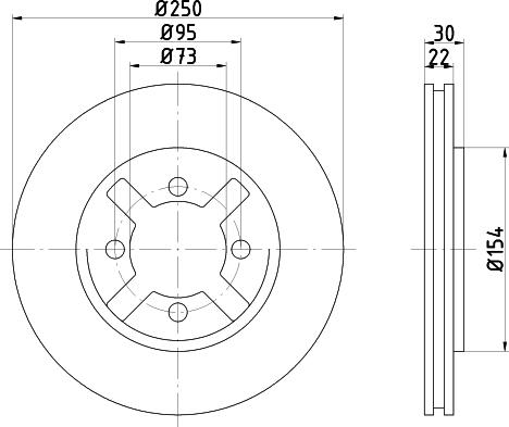 Pagid 50247 - Brake Disc autospares.lv