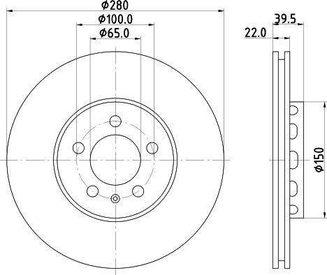 Pagid 50201 - Brake Disc autospares.lv