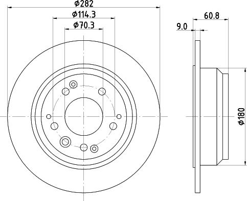 Pagid 50217 - Brake Disc autospares.lv