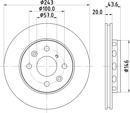 Pagid 51601 - Brake Disc autospares.lv