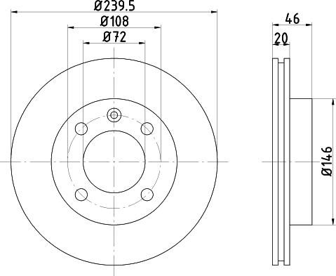 Pagid 51014 - Brake Disc autospares.lv