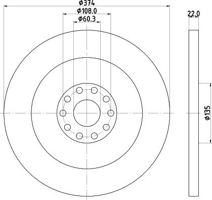 Pagid 58235 - Brake Disc autospares.lv