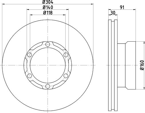 Pagid 58236 - Brake Disc autospares.lv