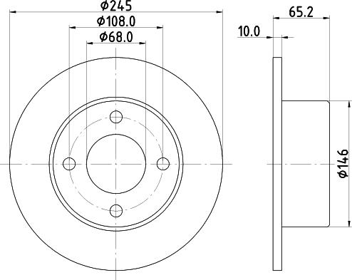 Pagid 53921 - Brake Disc autospares.lv