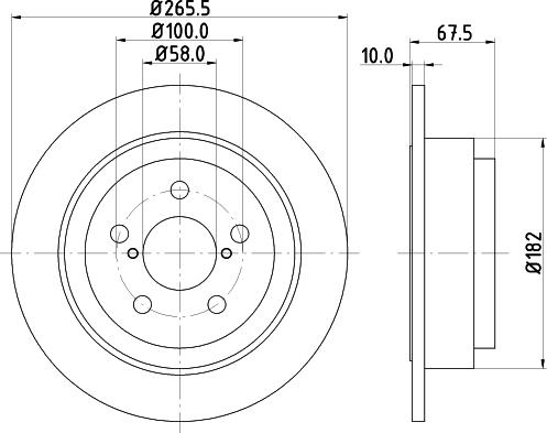 Pagid 53307 - Brake Disc autospares.lv