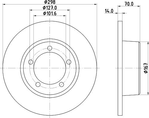 Pagid 52903 - Brake Disc autospares.lv