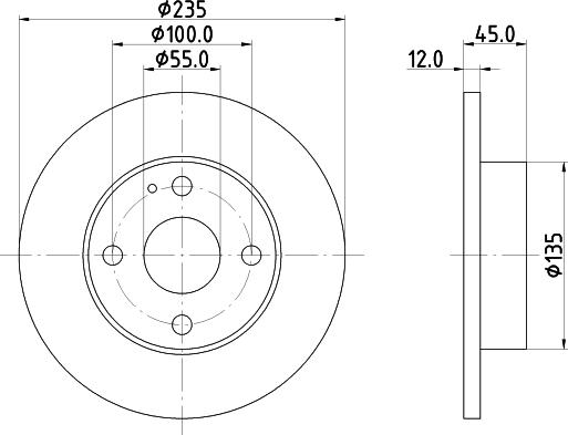 Pagid 52008 - Brake Disc autospares.lv