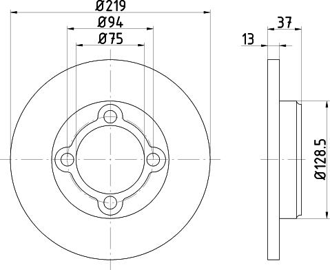 Pagid 52007 - Brake Disc autospares.lv