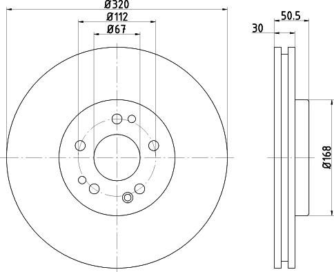 Pagid 52131 - Brake Disc autospares.lv