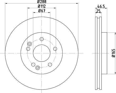 Pagid 52137 - Brake Disc autospares.lv