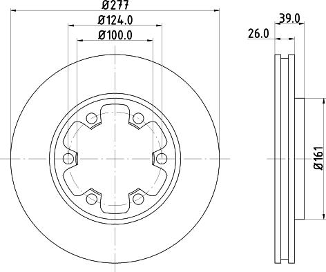 Pagid 52321 - Brake Disc autospares.lv