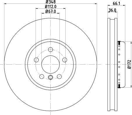 Pagid 65179 - Brake Disc autospares.lv