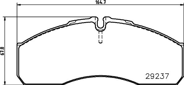 Pagid C6030 - Brake Pad Set, disc brake autospares.lv