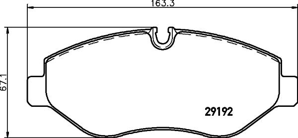 Pagid C6024 - Brake Pad Set, disc brake autospares.lv