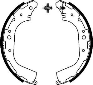 Pagid H9400 - Brake Shoe Set autospares.lv