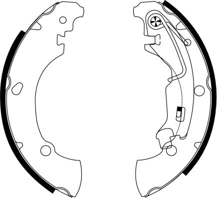 Pagid H9645 - Brake Shoe Set autospares.lv