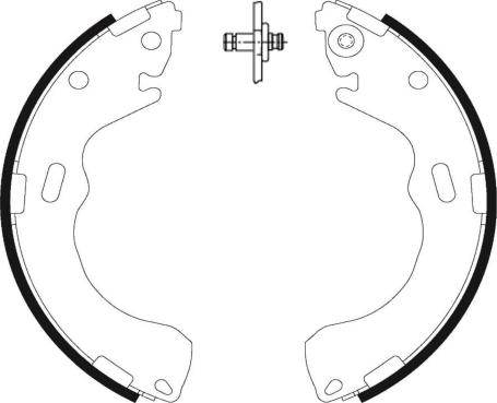 Pagid H9620 - Brake Shoe Set autospares.lv