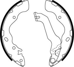 Pagid H9675 - Brake Shoe Set autospares.lv