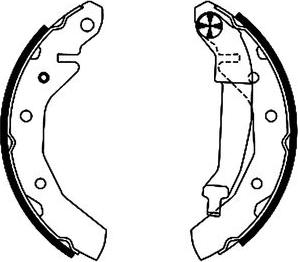 Pagid H9015 - Brake Shoe Set autospares.lv