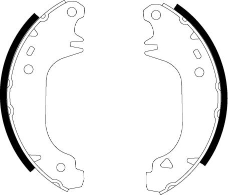 Pagid H9195 - Brake Shoe Set autospares.lv