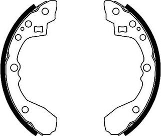 Pagid H9395 - Brake Shoe Set autospares.lv