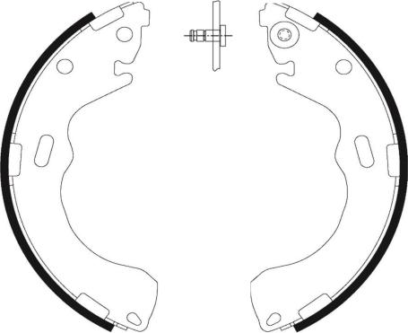 Pagid H9365 - Brake Shoe Set autospares.lv