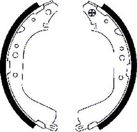 Pagid H9270 - Brake Shoe Set autospares.lv