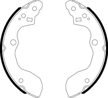 Pagid H1040 - Brake Shoe Set autospares.lv