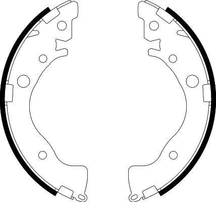 Pagid H1048 - Brake Shoe Set autospares.lv