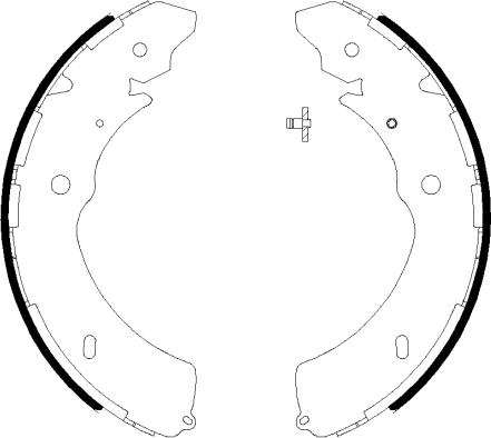 Pagid H1852 - Brake Shoe Set autospares.lv