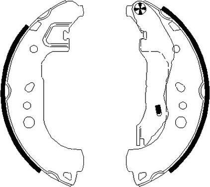 Pagid H1808 - Brake Shoe Set autospares.lv