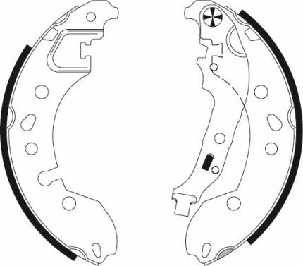 Pagid H1814 - Brake Shoe Set autospares.lv