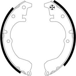 Pagid H8405 - Brake Shoe Set autospares.lv