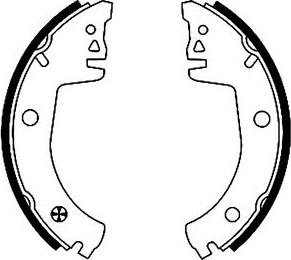 Pagid H8535 - Brake Shoe Set autospares.lv