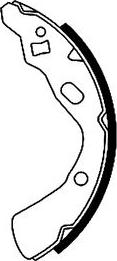 Pagid H8645 - Brake Shoe Set autospares.lv