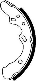 Pagid H8640 - Brake Shoe Set autospares.lv