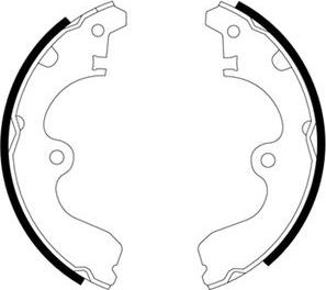 Pagid H8340 - Brake Shoe Set autospares.lv