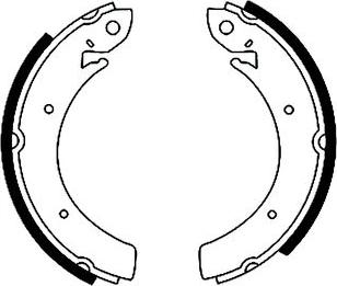 Pagid H8780 - Brake Shoe Set autospares.lv