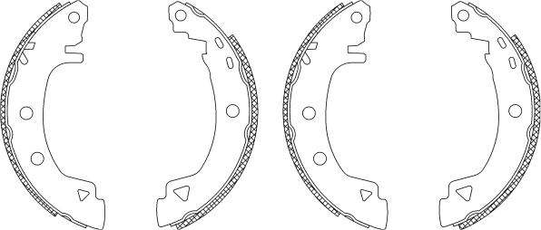 Pagid Q1065 - Brake Shoe Set autospares.lv