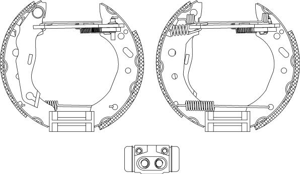 Pagid R0785 - Brake Shoe Set autospares.lv