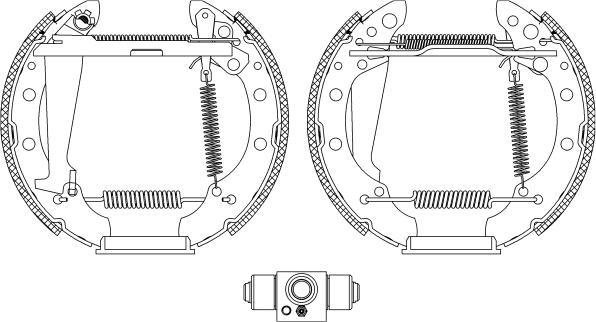 Pagid R1336 - Brake Shoe Set autospares.lv