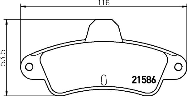 Pagid T9027 - Brake Pad Set, disc brake autospares.lv