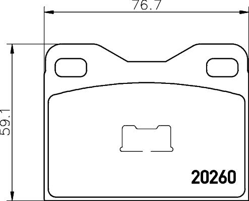 Pagid T4081 - Brake Pad Set, disc brake autospares.lv