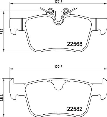 Pagid T4175 - Brake Pad Set, disc brake autospares.lv