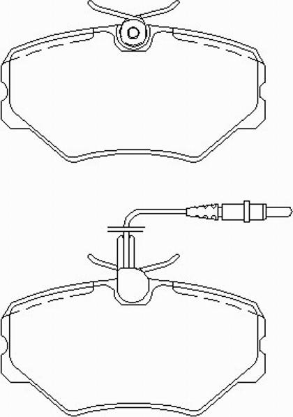 Pagid T5093 - Brake Pad Set, disc brake autospares.lv