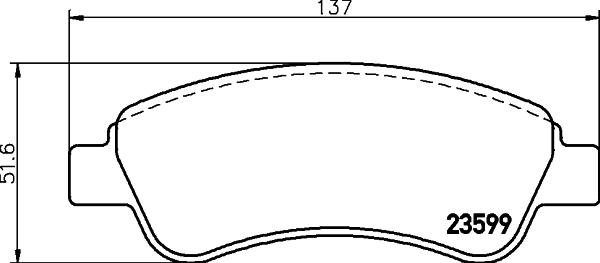 Pagid T5166 - Brake Pad Set, disc brake autospares.lv